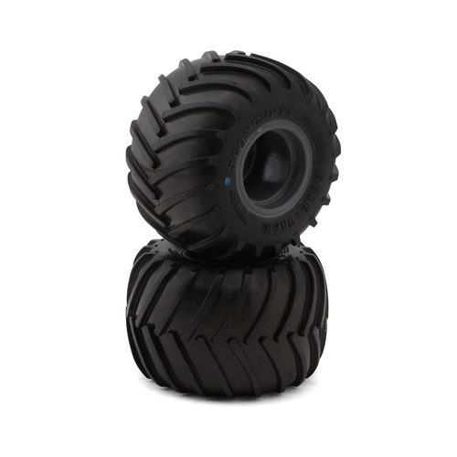 Golden Years - blue compound (pre-mounted on #3455G Mini Tribute wheel for Losi Mini LMT)