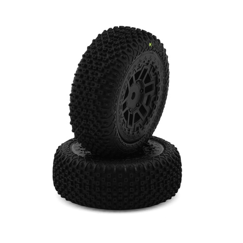 JConcepts Arrma® Typhon Grom Choppers Pre-Mounted Tires (2) (Yellow)