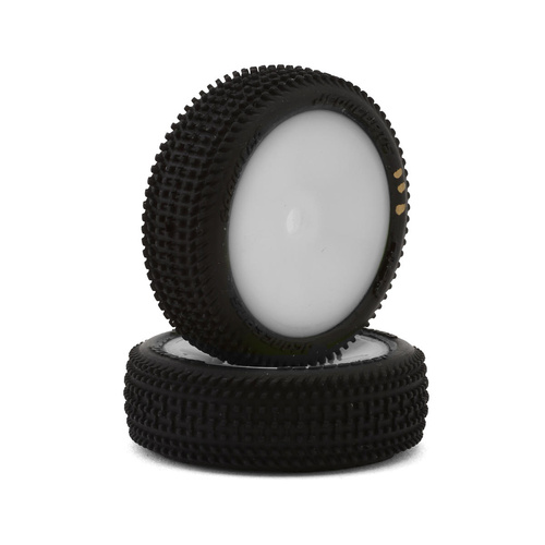 Sprinter - G3, soft clay, pre-mounted on #3473 white wheel, (Fits - Losi Micro B front)