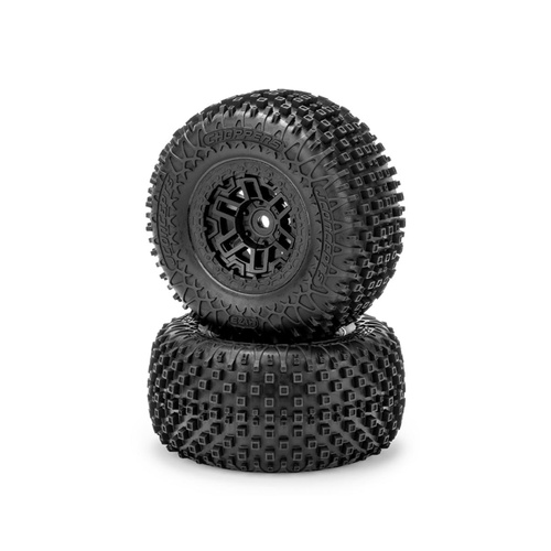 JConcepts Choppers Pre-Mounted Tires for Traxxas® Mini XRT (2) (Yellow)