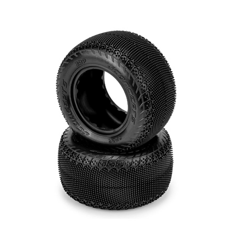 JConcepts 3DP 2.2" Stadium Truck Carpet Tires (2) (Purple)