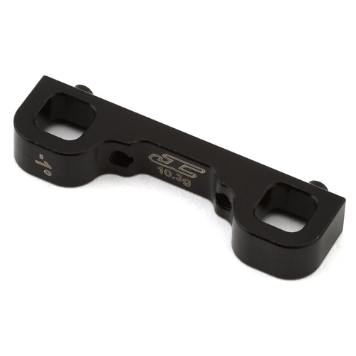 JConcepts Team Associated RC10B7/B7D Steel Arm Mount "C" Block (Black) (10.3g)