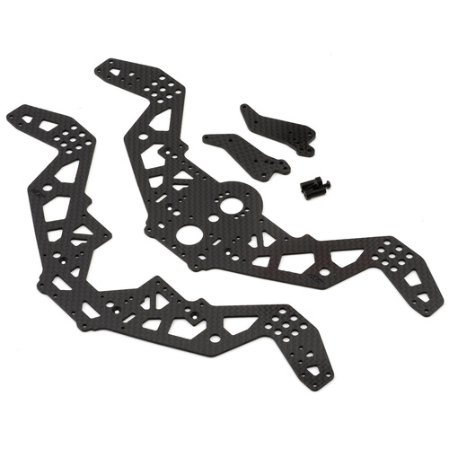 JConcepts Losi Mini LMT Carbon Fiber Chassis Set w/Wheelie Bar
