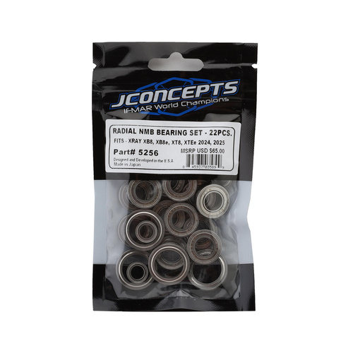 JConcepts XRAY XB8/XT8 Radial NMB Bearing Set (22)