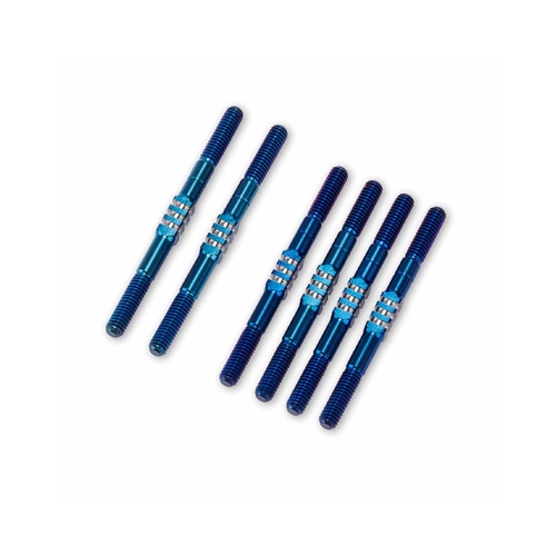 JConcepts TLR 22X 3.5mm Fin Titanium Turnbuckles Set (Blue)