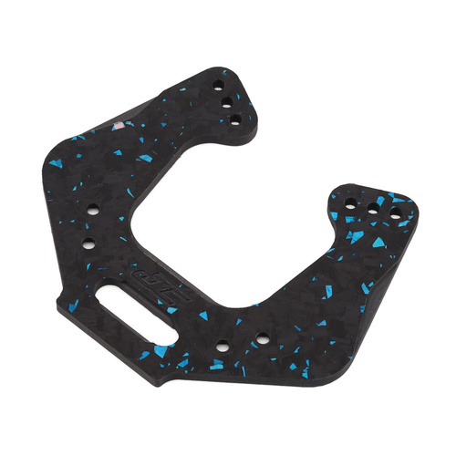 JConcepts - RC10 1989 Stealth, forged carbon fiber front shock tower, short - blue