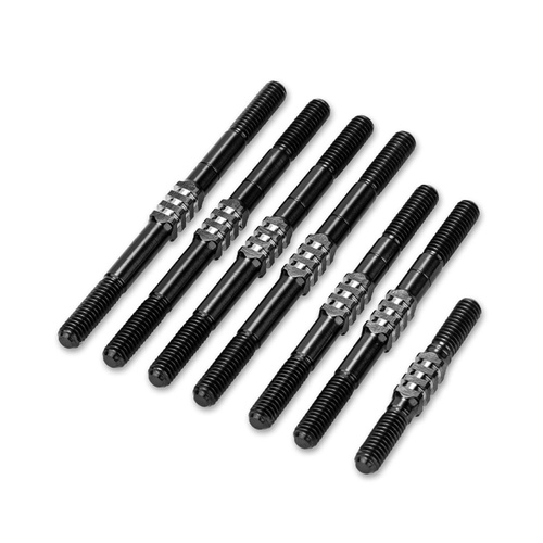 JConcepts Schumacher Cat PB Fin Titanium Turnbuckle Set (Black)