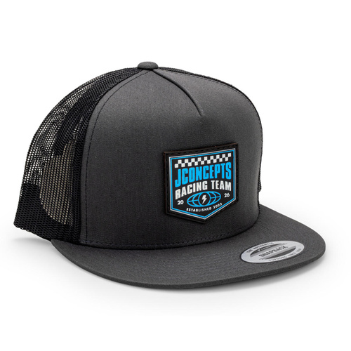 JConcepts 2026 Reload Snapback Flatbill Hat (Grey) (One Size Fits Most)