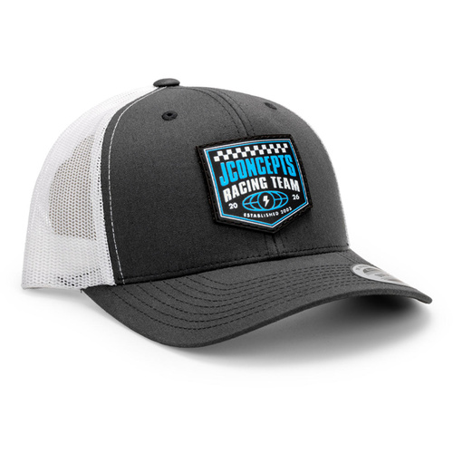 JConcepts 2026 Reload Snapback Round Bill Hat (Grey) (One Size Fits Most)