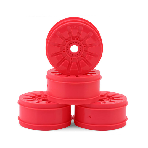 JConcepts Pioneer 83mm 1/8th Buggy Wheels (RM2 Pink) (4)