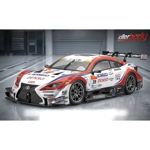 KILLERBODY LEXUS DENSO KOBELCO RC F Finished Body 1/10