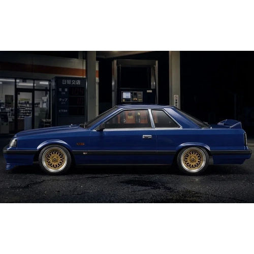 KILLERBODY NISSAN SKYLINE R31 Finished Body blue 1/10
