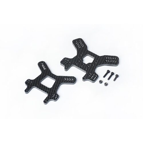 Tekno EB48/NB48 2.0/2.1 Front & Rear Carbon Shock Tower Set