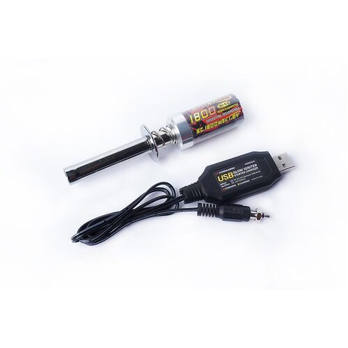 (Replaced by KOS05004-2600SET) 1800mAh Glow Igniter/Starter Set (w/USB Charger)