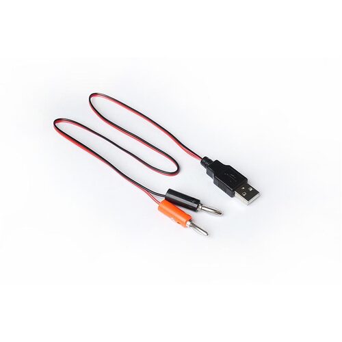 Power Lead/Cable (USB to 4mm Banana Plugs) 50cm