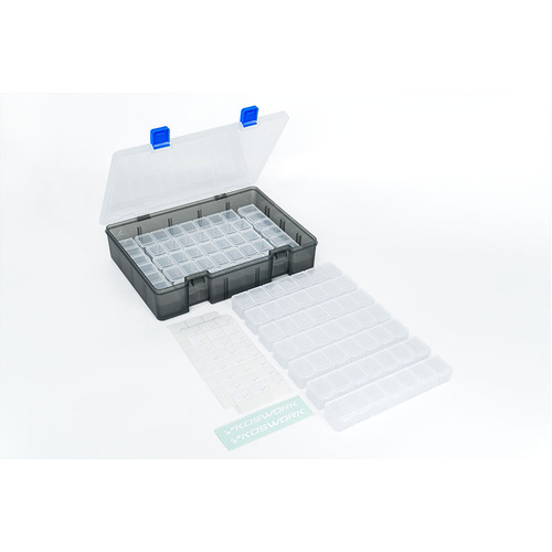 KOS32111 Tool Box + 7x14 Parts Box (98 compartments, 7 each row)