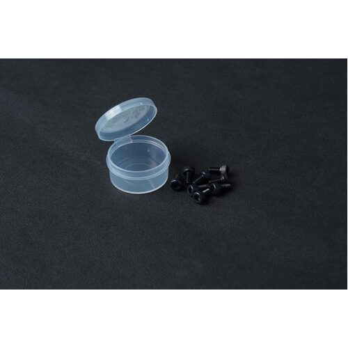 1.6x5mm Cap Head Hex Hardened Steel Screw (w/container) (for AE wheel hex) (8)