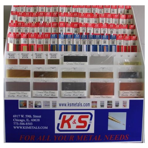 K&S 1005M METRIC METAL CENTER WITH DISPLAY RACK