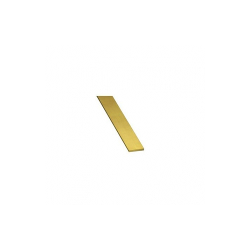 K&S 9842 BRASS STRIP  (300MM LENGTHS) .5MM THK X 18MM WIDE (3 PC)