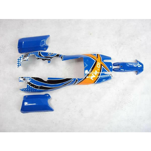 Painted Body Blue