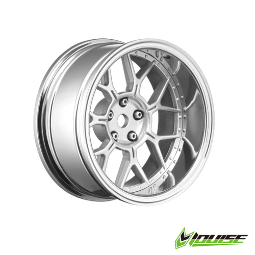 14 SPOKE/MATTE SILVER Only 4pcs (2,4,6,8mm OFFSET HEX 12mm)