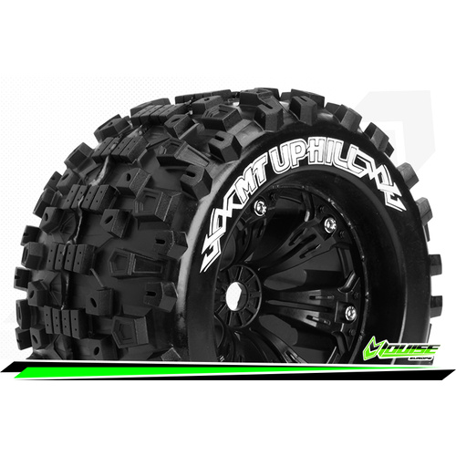 ####MT-Uphill 1/8 Monster Truck Tyres Black (USE 3219X)