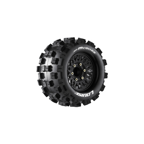Louise R/C MT-Mcross Soft, 1/10 Monster Truck Tires, 0 & 1/2 Offset