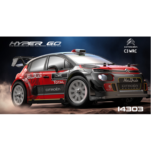 MJX 1/14 Hyper Go 4WD High-Speed Off-Road Brushless RC Rally car Citroen WRC