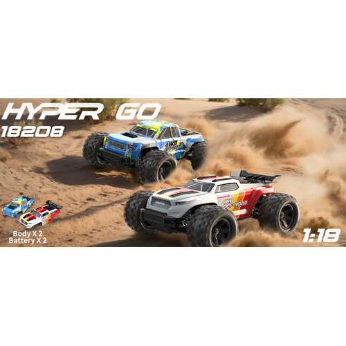 MJX 1/18 HyperGo 2.4G 4WD Brushed RC Truck