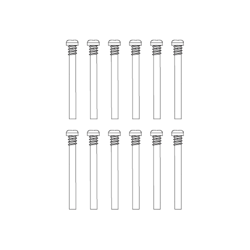 MJX-M3294 Slotted cylindrical head half tooth