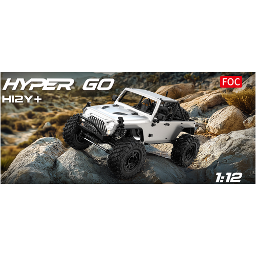 MJX 1/12 Hyper Go 4WD Off-road Brushless RC Crawler + Lights & Bluetooth esc tuning via app