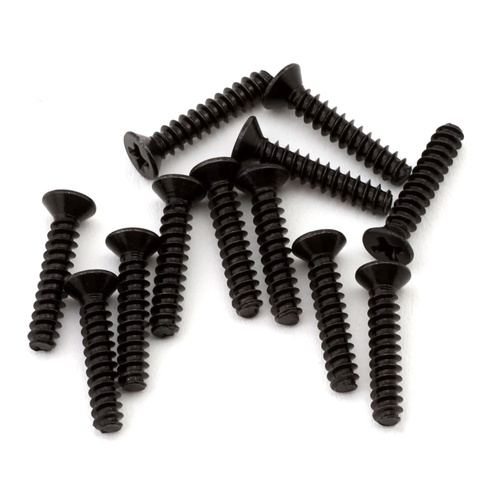 MJX HYPER GO 2.3x12x4mm Self Tapping Counter Sunk Screws (12)