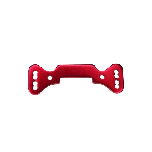 GV MV162U5R UPPER SUSPENSION PLATE 3MM-FRONT/RED
