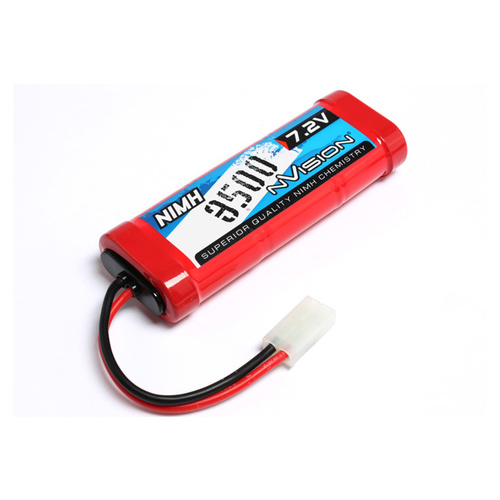 nVision NiMH 3500 7,2V Stick w/Tamiya Plug 14 AWG