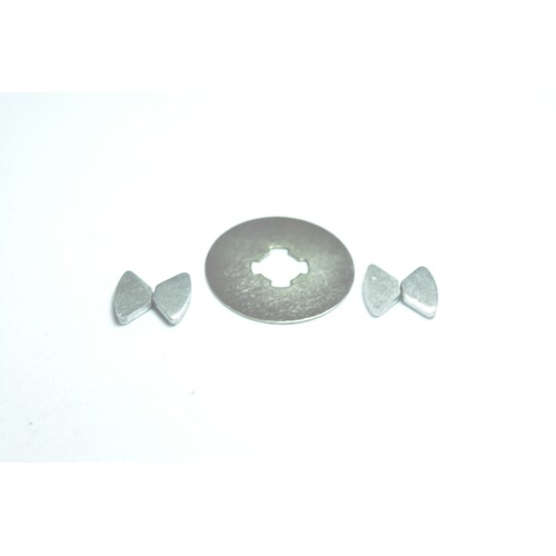 Clutch friction plate set