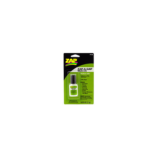 ZAP PT-100 1/4 OZ. GREEN BRUSH-ON ZAP-A-GAP (CARDED)