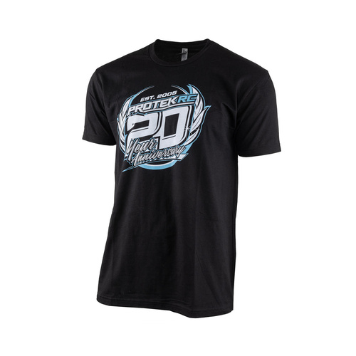 ProTek RC 20th Anniversary Short Sleeve T-Shirt (Black) (S)