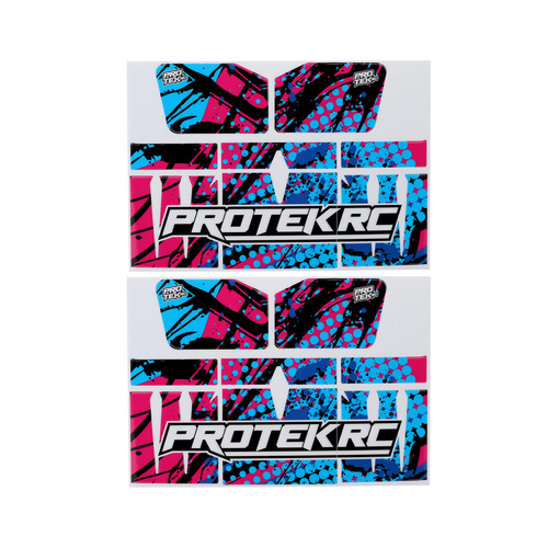 ProTek RC JConcepts 1/8 Razor Wing Wraps (Hectic) (2)