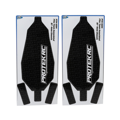 ProTek RC Team Associated B7 -4mm Chassis Protectors (2) (Black)