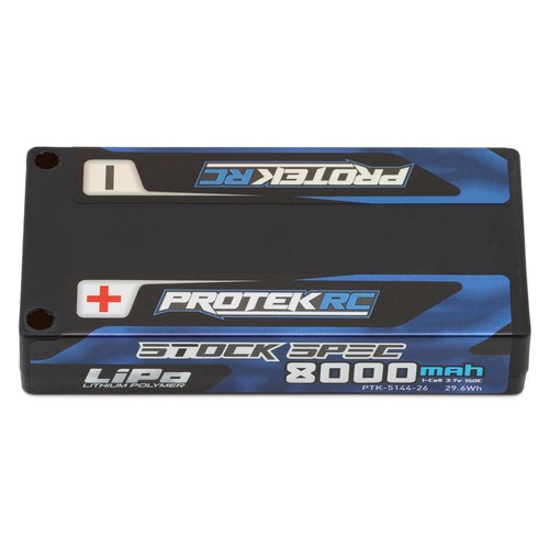 ProTek RC 1S 150C Low IR Si-Graphene "Stock Spec" Shorty LiPo Battery