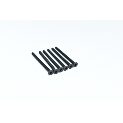 Flat Hex screw M3 x 40 (6pce) (FTX6967)
