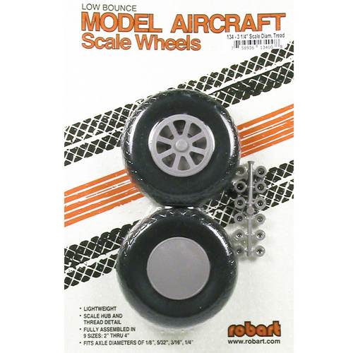 ROBART SCALE WHEELS: 3.25 INCH X-TREAD