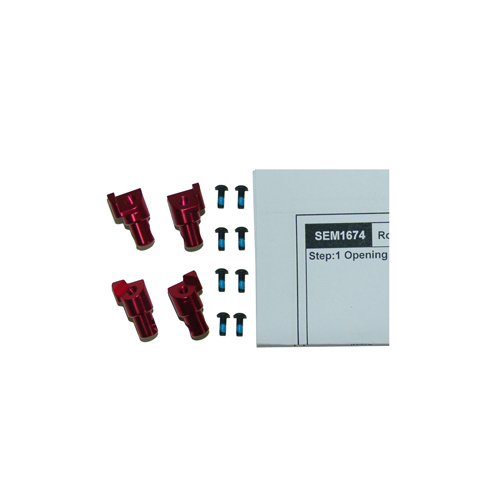 GV SEM1674RE UPGRADE ROLL BAR MOUNT SET (RED)