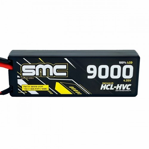 HCL-HVC 7.6V-9000mAh 120C Hardcase T Style connector