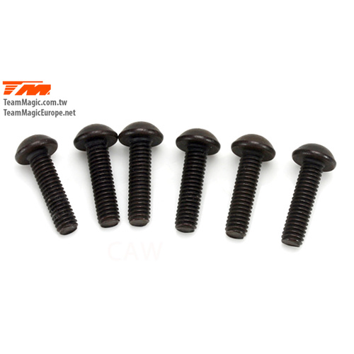 3.5x13mm Steel Button Head Screw (6)