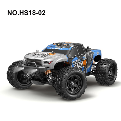 Tornado RC 1/18 4WD RTR High speed truck Storm 2.4g 36KM 20 Minute runtime Blue Body V2 2026