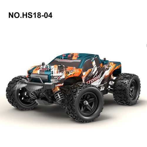 Tornado RC 1/18 4WD RTR High speed truck Storm 2.4g 36KM 20 Minute runtime Orange/Green Body V2 2026