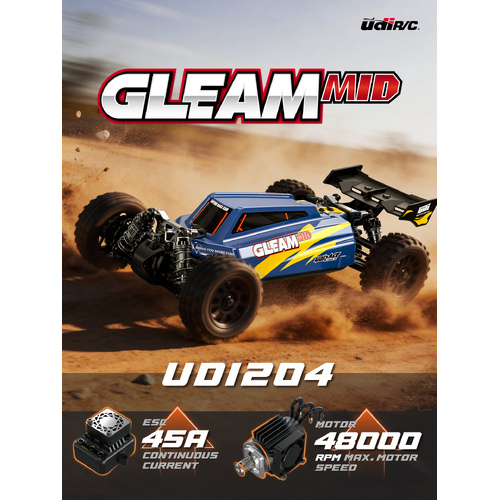 1/12  2.4G 4WD Buggy (Mid-Tier Brushless Version)Blue