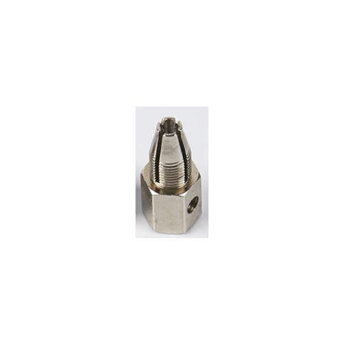 Steel rope holder and wide-angle chuck