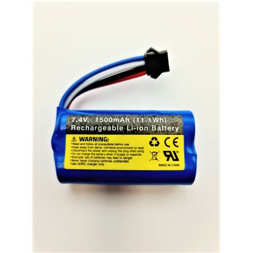 Lithium battery Version 1, 4-Wire (BLACK PLUG) 